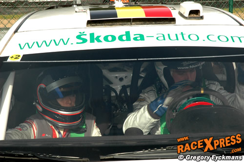 Zondag mocht Vanina even mee in de Fabia WRC van First, bestuurd door Francois Duval!